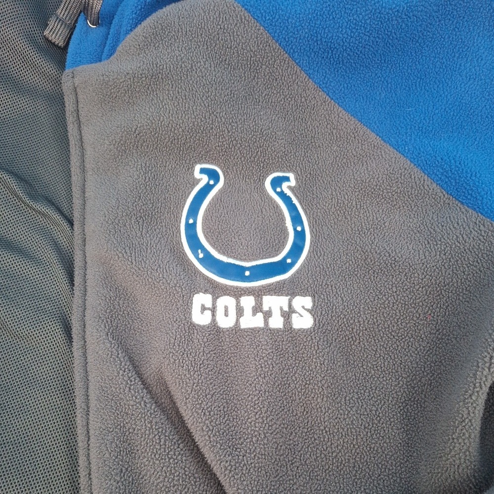 Indianapolis Colts Jacket Mens XL NFL Football Softshell Zip Up Fleece Lined - Picture 5 of 13